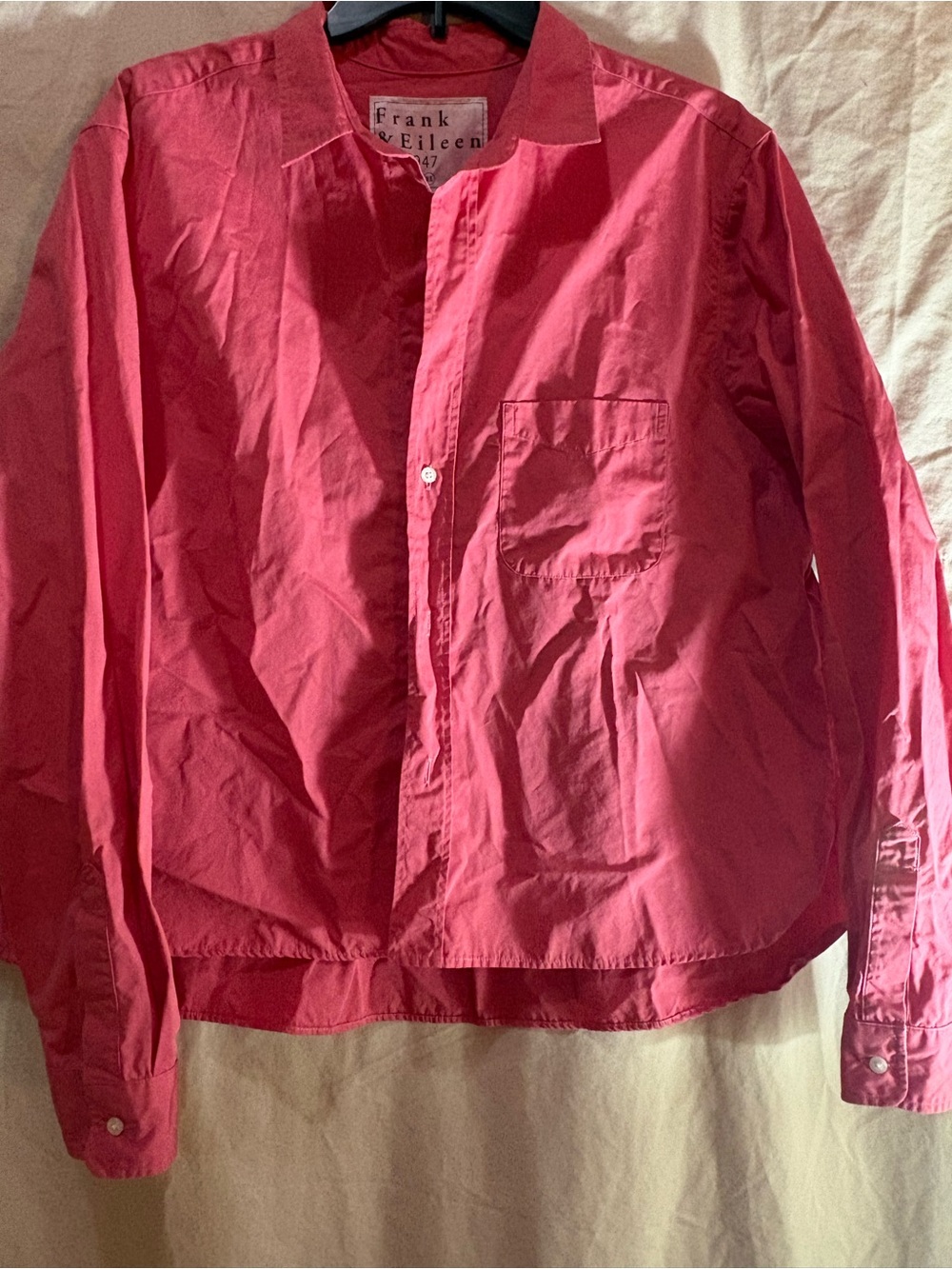 Frank & Eileen Silvio Raspberry-Pink Classic Button Shirt